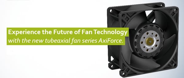 Axiforce Efficient Quiet Tubeaxial Fans Ebm Papst Mouser