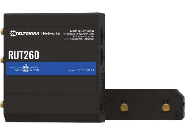 RUT260 LTE CAT 6 Cellular Routers - Teltonika | Mouser